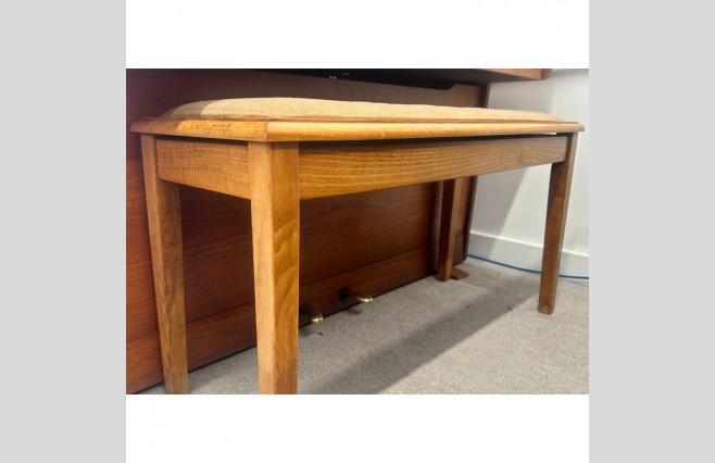 Zender Satin Teak Upright Piano, Used - All Inclusive Premium Package (SN:158260) - Image 13